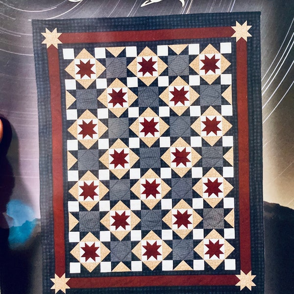Northern Star Quilt Pattern by Sue Bouchard....Quilt In A Day...First Printing