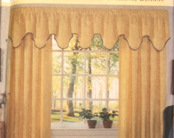Panels and Valance Designs Sewing pattern Simplicity 7885 Home Decor