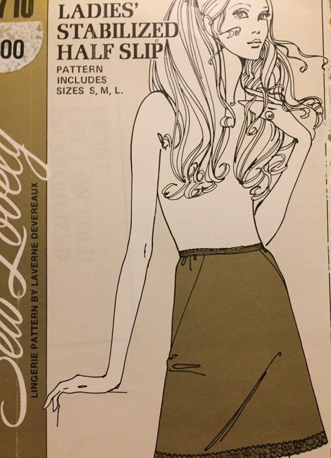 Stabilized Half Slip Sewing Pattern Sew Lovely S710....misses Etsy