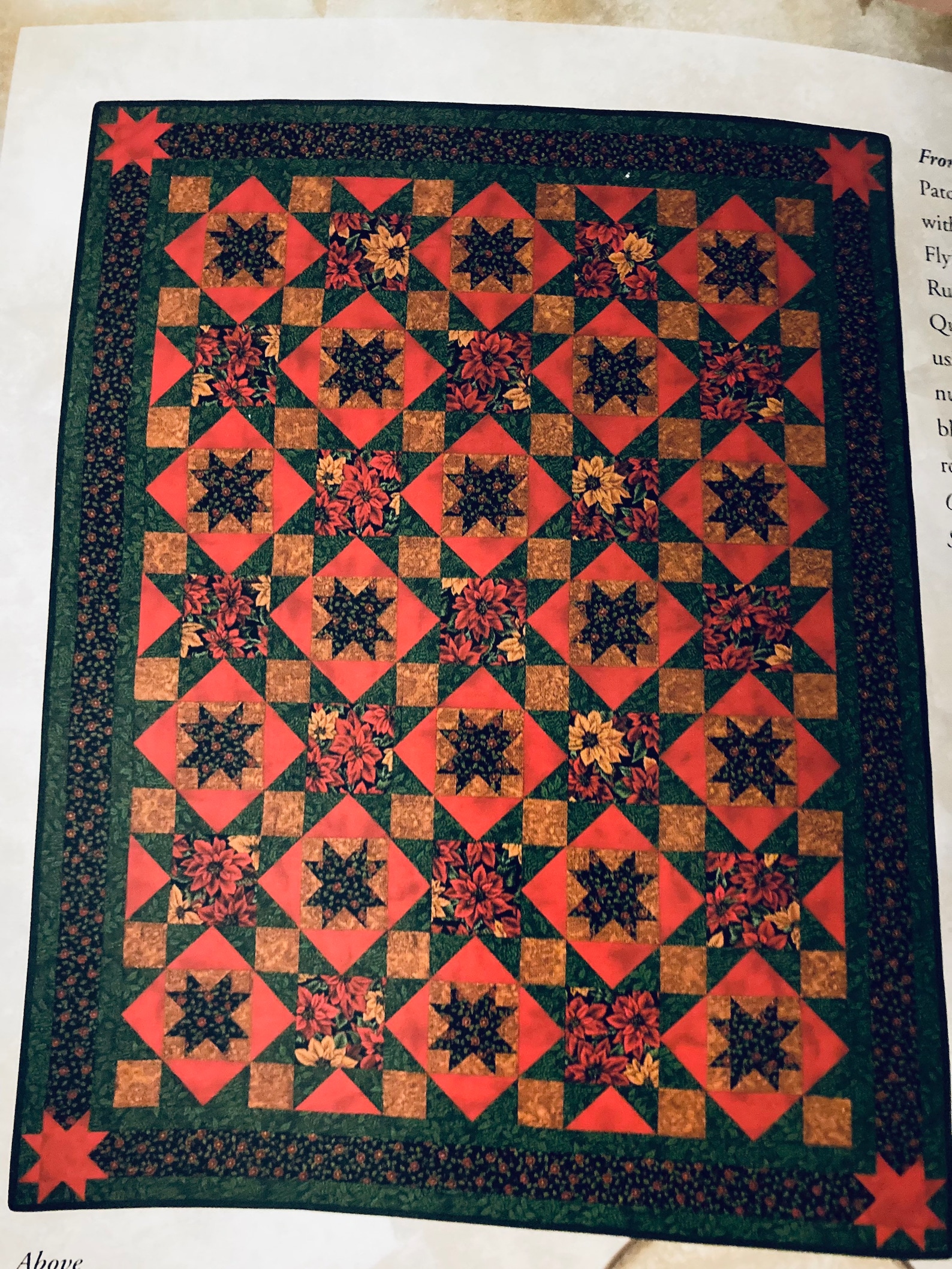 Northern Star Quilt Pattern by Sue Bouchard....quilt in A Etsy