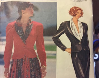 Leslie Fay Top and Skirt Sewing Pattern Butterick 5062 Misses'  size 8-12, Bust 30-34 inches Complete Sewing Pattern