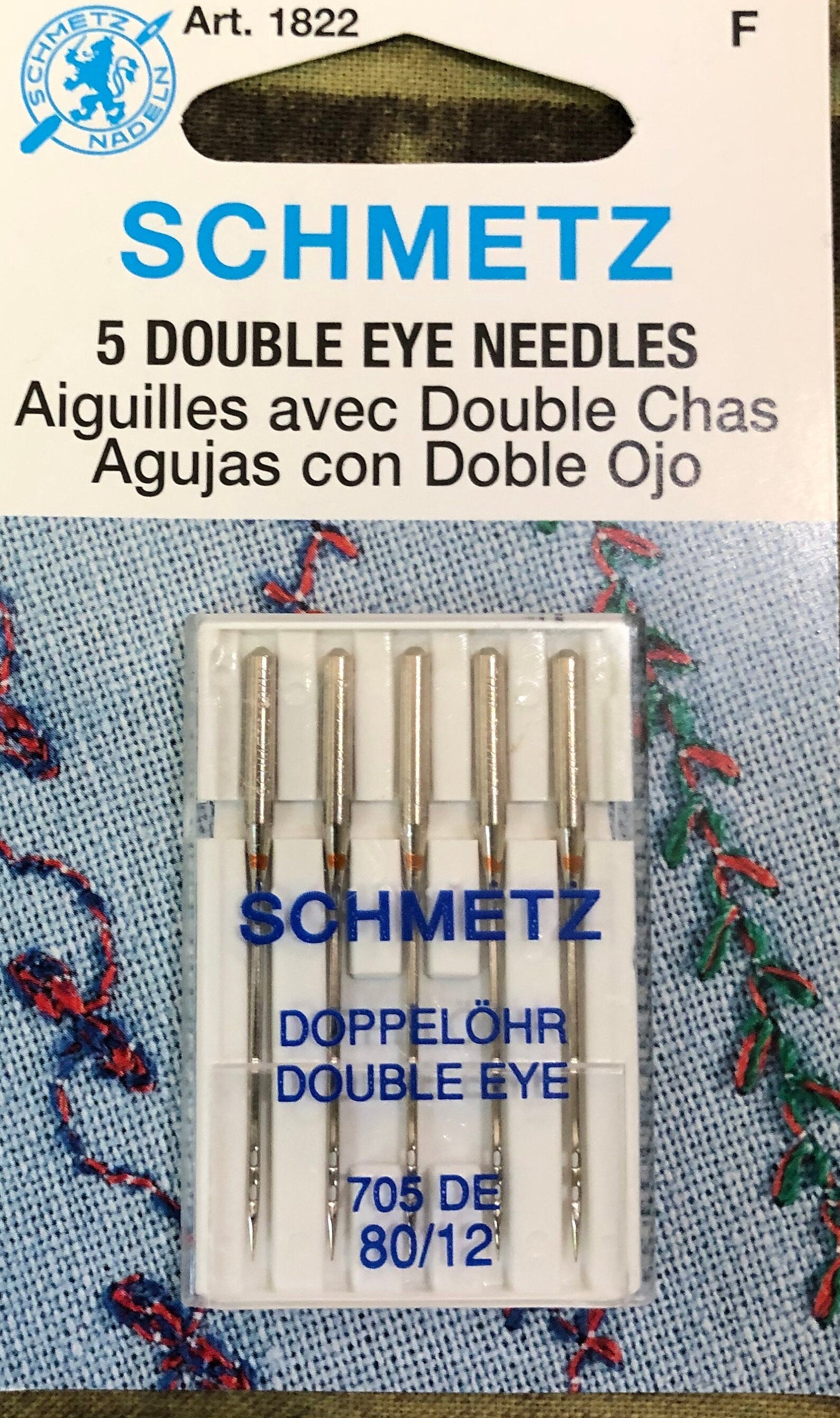 Schmetz Double Eye Needles...sewing Machine Needles....schmetz Etsy