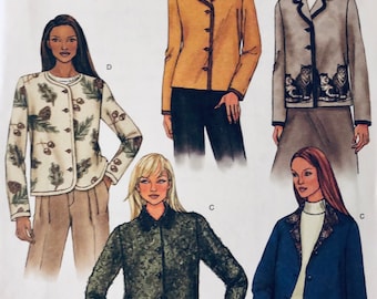 Misses' Jackets Sewing Pattern Butterick 3573 size 8-12 Bust 31-34 inches   Complete Uncut