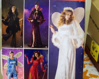 Misses' Costumes Sewing Pattern Simplicity 0517 Misses' Costumes Angel Witch Devil Fairy Uncut Complete