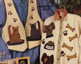 Bow Wow and Meow Jackets Pattern....McCall's Creations..Gift to make for Cat and Dog Lovers