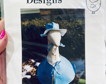 Personal Designs Raincoat and Hat pattern Complete Fits 26-27” Cement Goose pattern. Uncut