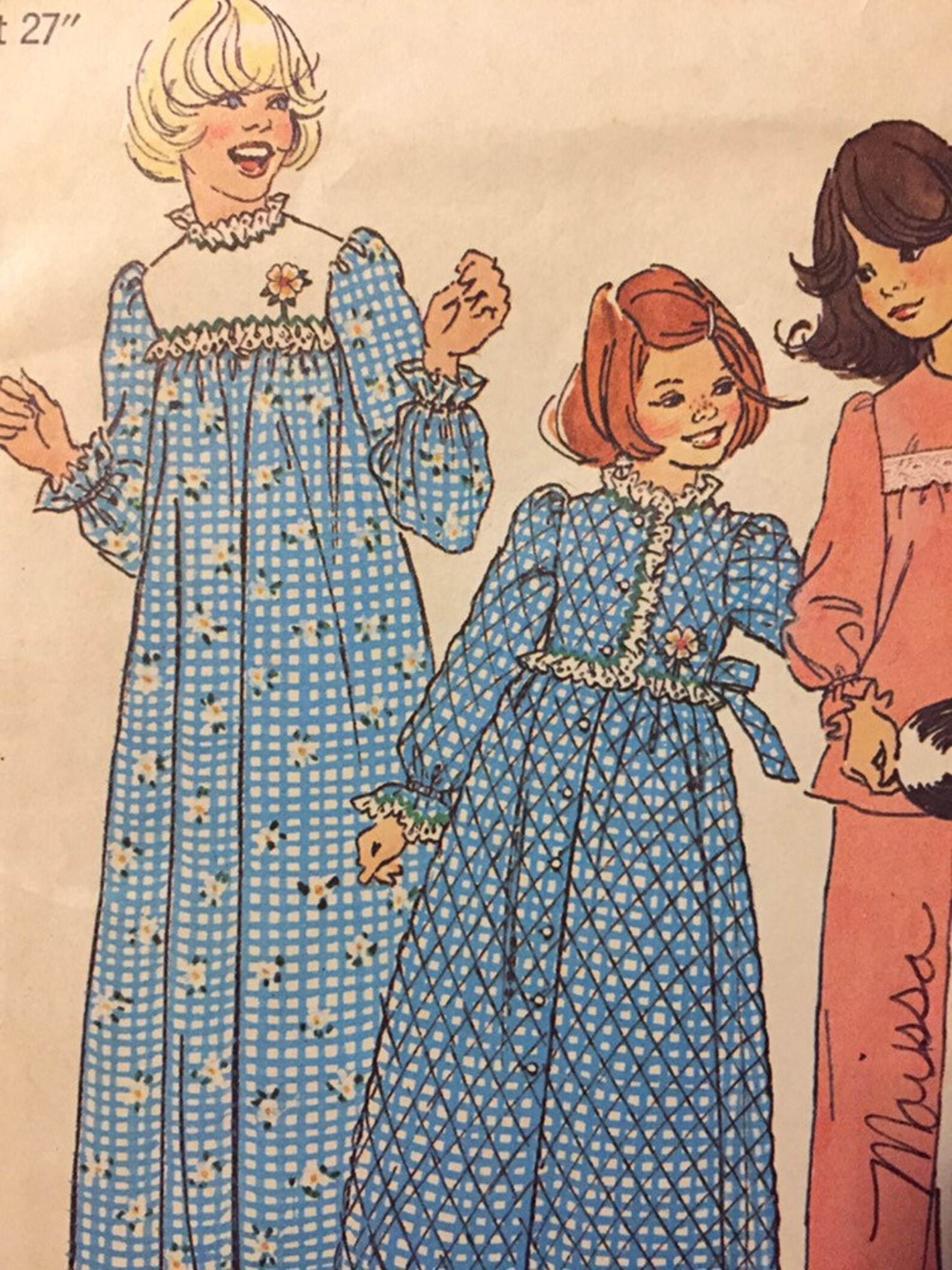 Girls' Robe and Pajamas Sewing Pattern Simplicity 6690 Size 8 Uncut ...