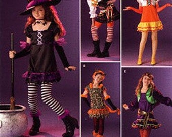 Girls' Costumes Sewing Pattern Simplicity 0543 Girls' Costumes Uncut complete