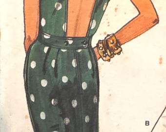 Misses' Dress Sewing Pattern Vogue 9605 Size 8-12  Bust 31-34 Inches Complete Uncut Factory Folded