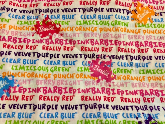 barbie cotton fabric