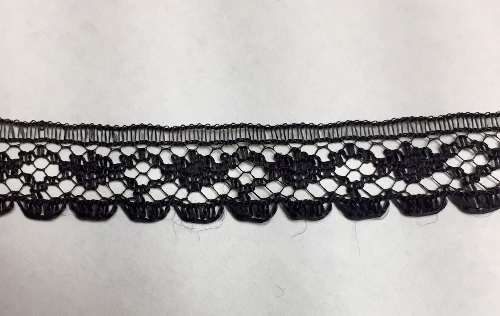 Vintage Black Edge Lace 0.5 Inches Wide 10 Yards Long......vintage ...