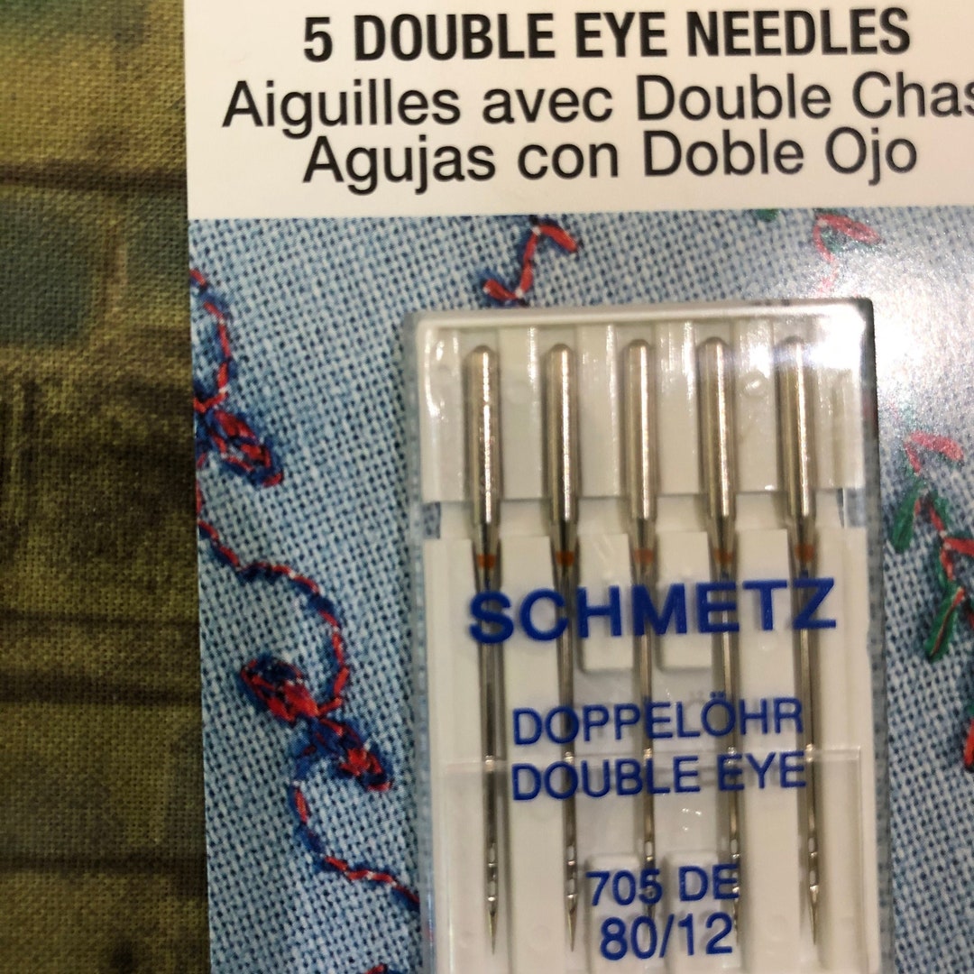 Schmetz Double Eye Needles...sewing Machine Needles....schmetz Etsy