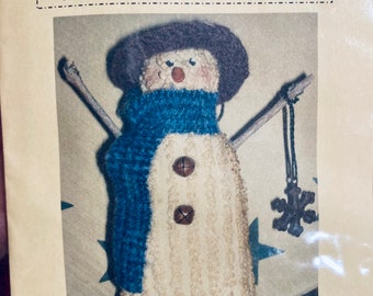 Snowman Ornament Kit....First Flake Snowman Ornament Kit..Attic Heirlooms .... Complete..New In Package