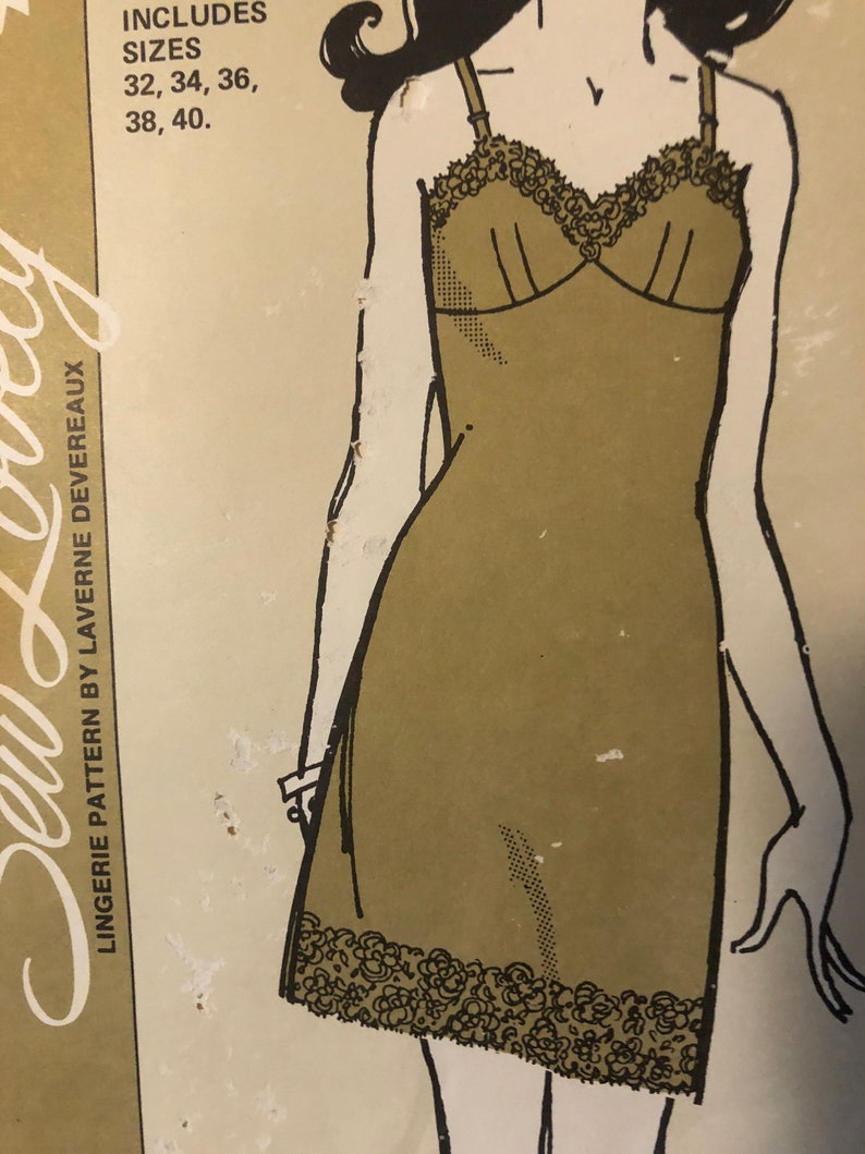 Ladies Full Slip Sewing Pattern Sew Lovely S701 Misses' Etsy