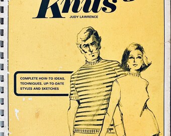 Sewing Knits by Judy Lawrence…Hi Fashion Knit Fabrics….1970 book…Mid Century Sewing