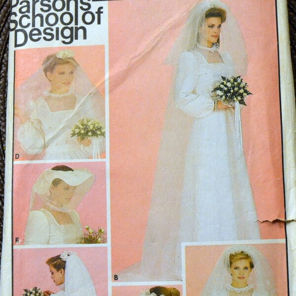 Vintage 70's Sewing Pattern  Butterick 3697 Bridal Accessories  Complete