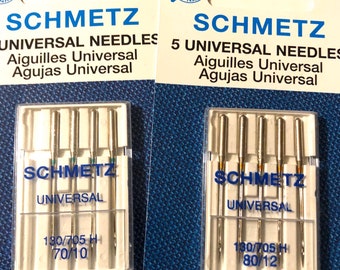 Sewing Machine Needles Schmetz Universal 5 pack...Size Choice