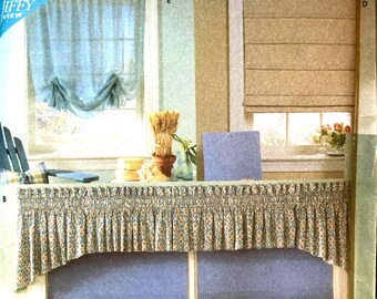 Roman Shades Sewing Pattern Simplicity Home 8353 Custom Shades Plus Valances Complete Uncut