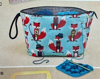 Knit and Crochet Storage Accessories Sewing Pattern Simplicity 1079 Uncut and Complete