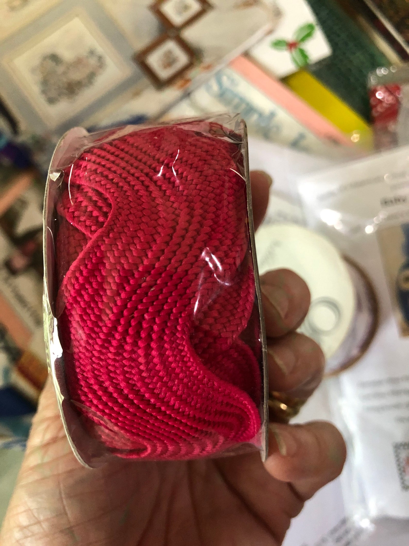 Ribbon or Giant Rick Rack....choice...red Rick Rack....purple Etsy