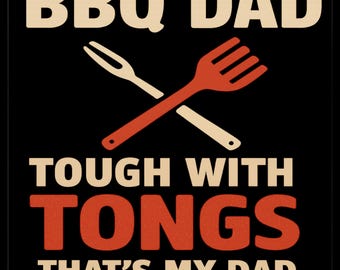 Conception de chemise papa barbecue PNG Funny Grill Master sublimation pour la fête des pères Robuste avec des pinces conception de tablier Téléchargement numérique pour les t-shirts Cricut