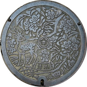NEW! JAPAN SERIES - Nara, Japan - Sewer Cover Doormat