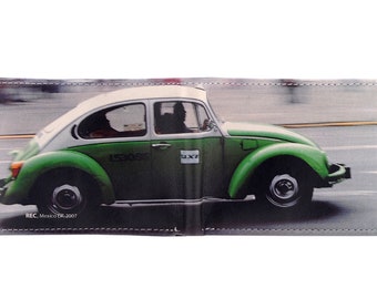 Men&#39;s Wallet - Volkswagen Beetle, Photography Digitally Printed on Leather