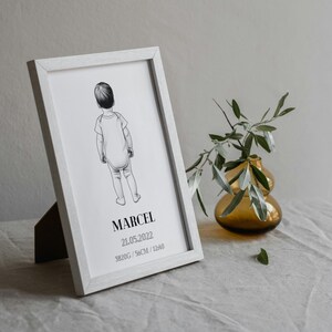 Individuelles Baby Junge Geburt Poster, personalisiertes Baby Junge Geschenk, Kinderzimmer Wand Kunst, Baby Zimmer Dekor, druckbare Geburtsanzeige