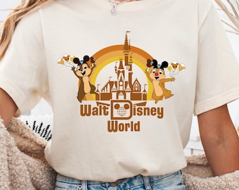 Chip and Dale Disney Shirt, Magical Castle Shirt, Family Disneyland Shirt, Cute Chipmunk Shirt, Kids Chip and Dale Tee, Baby Disneyland Tee