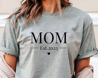 Custom Mom T-Shirt: Personalized Family Gift, Mother's Day, Women Short Sleeve