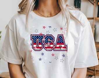 4th of July USA Flag T-Shirt: Independence Day Freedom Shirt, Celebration
