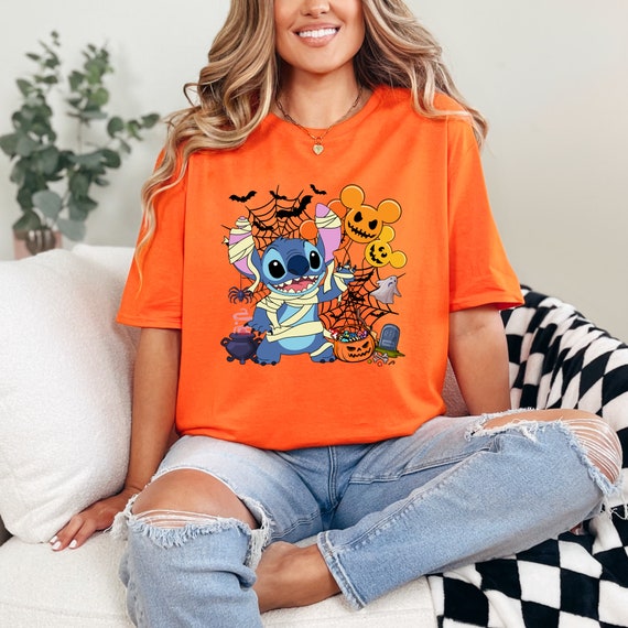Halloween Stitch Shirt, Disney Stitch Tee, Stitch and Angel