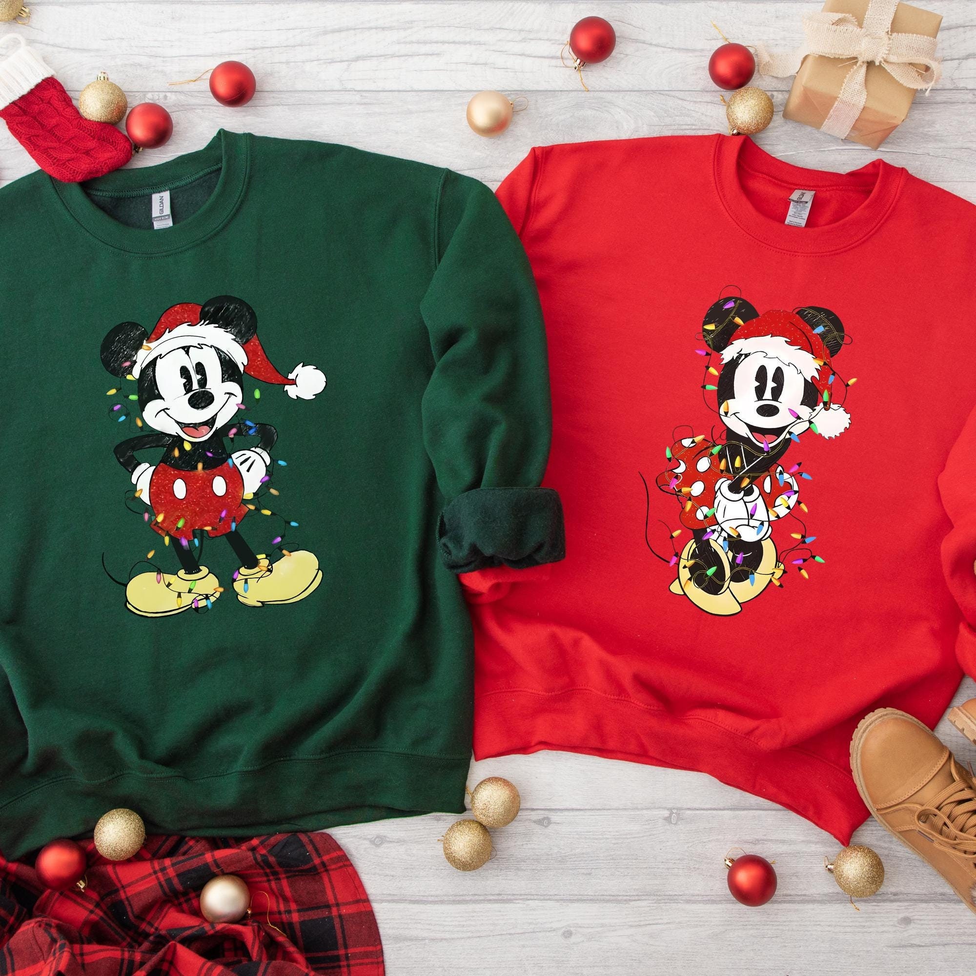 Minnie mouse family holiday sweater deals