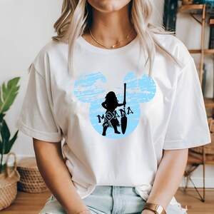 Moana Shirt, Disney Moana Tee, Disney Trip Shirt, Princess Moana Tee, Disneyland Tee, Disney Ears Shirt, Mickey Ears Tee, Magic Kingdom Tee image 1