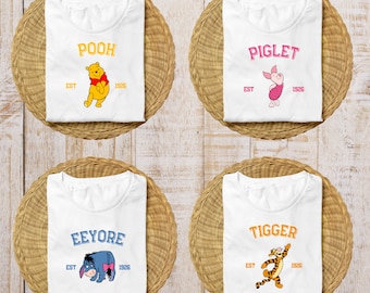 Disney Winnie the Pooh Shirt, Piglet, Eeyore, Tigger Shirt, Disney Group Shirt, Disneyland Family Shirt, Pooh Kids Shirt, Disney Baby Shirt