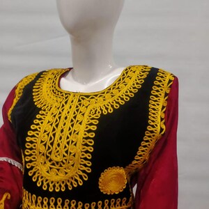 Afghan Traditional Chamra Embroidered  Dress| Limited Stock| Buy Now
