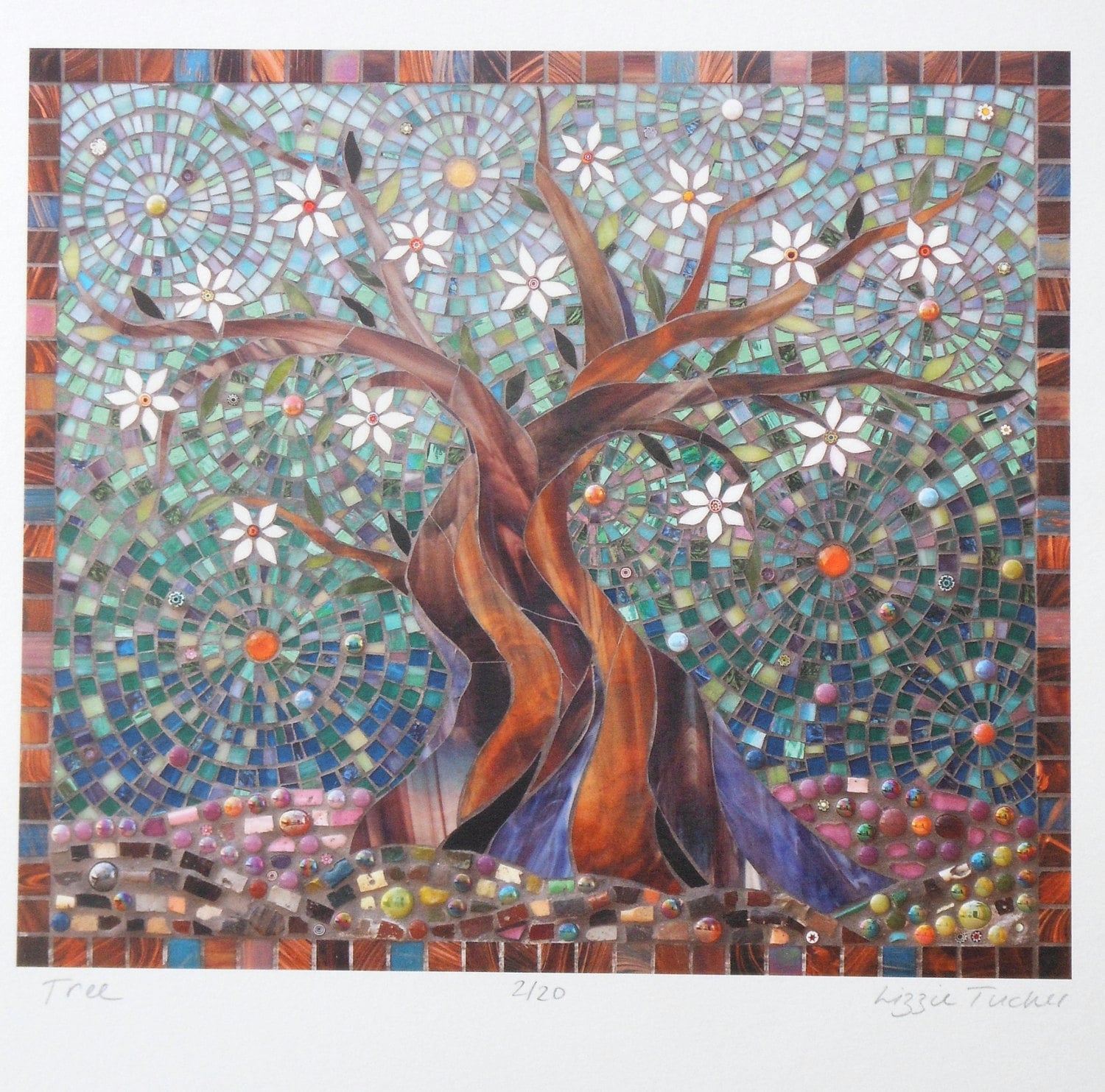 Blue Tree of Life Print Tree Print Tree Art Tree Wall - Etsy