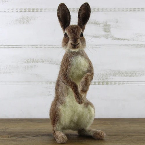 Rabbit Needle Felting Kit Etsy