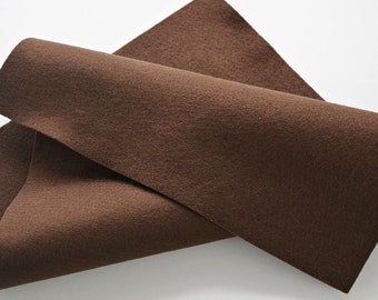 MUDDY WATERS Wool Felt, Merino Wool Blend Felt, Wool Blend Felt, Wool Felt Yardage, Wool Felt Fabric, Brown Felt Fabric Yardage, Brown Felt