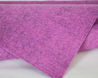 HYDRANGEA Felt, Wool Felt Yardage, Merino Wool Felt, Wool Blend Felt, Purple Wool Felt, Wool Felt Fabric, Merino Wool Blend Felt, Felt