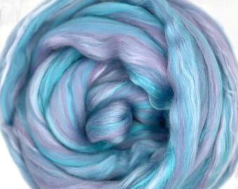 UNICORN 2.0  23 Mic Merino Wool Roving and Bamboo Blend, Felting, Spinning, Weaving