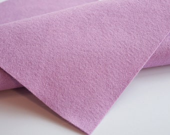 WISTERIA Felt, Wool Felt Yardage, Merino Wool Felt, Wool Blend Felt, Wool Felt Yardage Wool Felt Fabric, Purple Wool Blend Felt, Felt Fabric