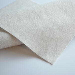 White Felt Fabric