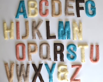 PDF PATTERN, Wool Felt, 4&quot; Alphabet, Felt Letters Pattern, Felt Sewing Pattern, Home Decor, Instant Digital Alphabet Pattern
