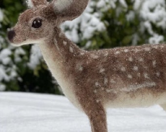 Dixie Deer Complete Needle Felting Kit, Intermediate Level