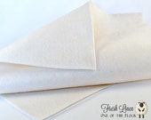 FRESH LINEN Wool Felt, Merino Wool Blend Felt, Wool Blend Felt, Wool Felt Yardage, Wool Felt Fabric, Cream Felt Fabric, Cream Felt Yardage