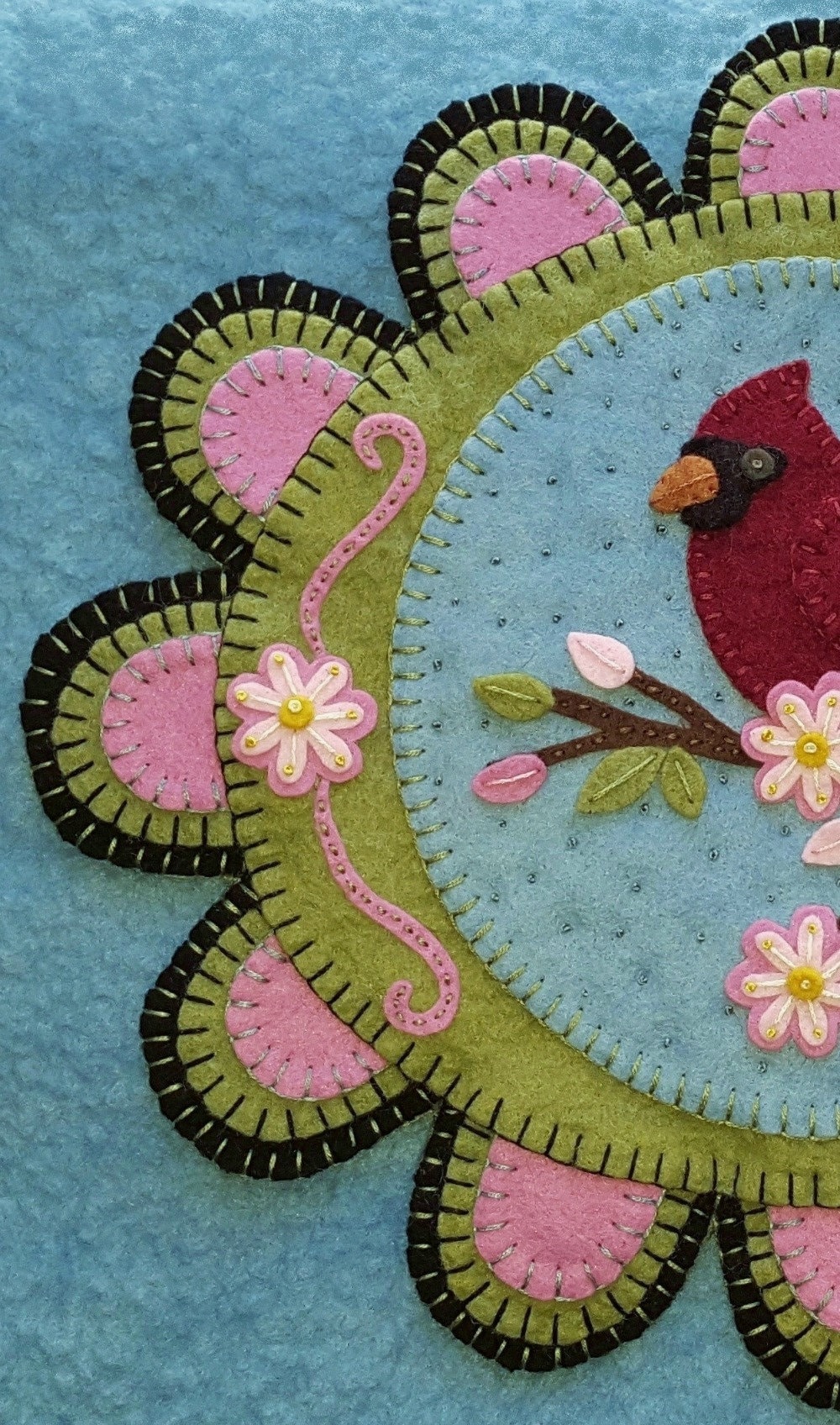 REDFEATHERED FRIEND Wool Applique Kit Wool Applique Penny 