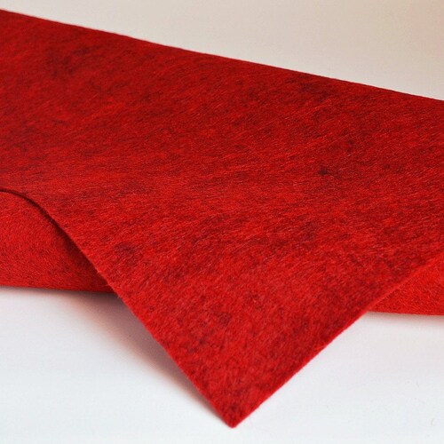 BARNYARD RED Wool Felt Wool Felt Yardage Wool Felt Fabric Etsy