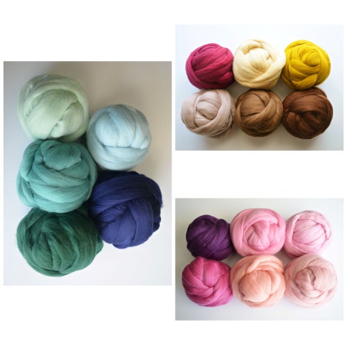 Merino Wool Roving Felting Fiber Spinning Fiber the Etsy