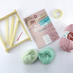 Small Weaving KIT for Beginners, With Weaving Frame, Weaving Tapestry Loom, Weaving Starters Kit, Learn to Weave, Everything You Need